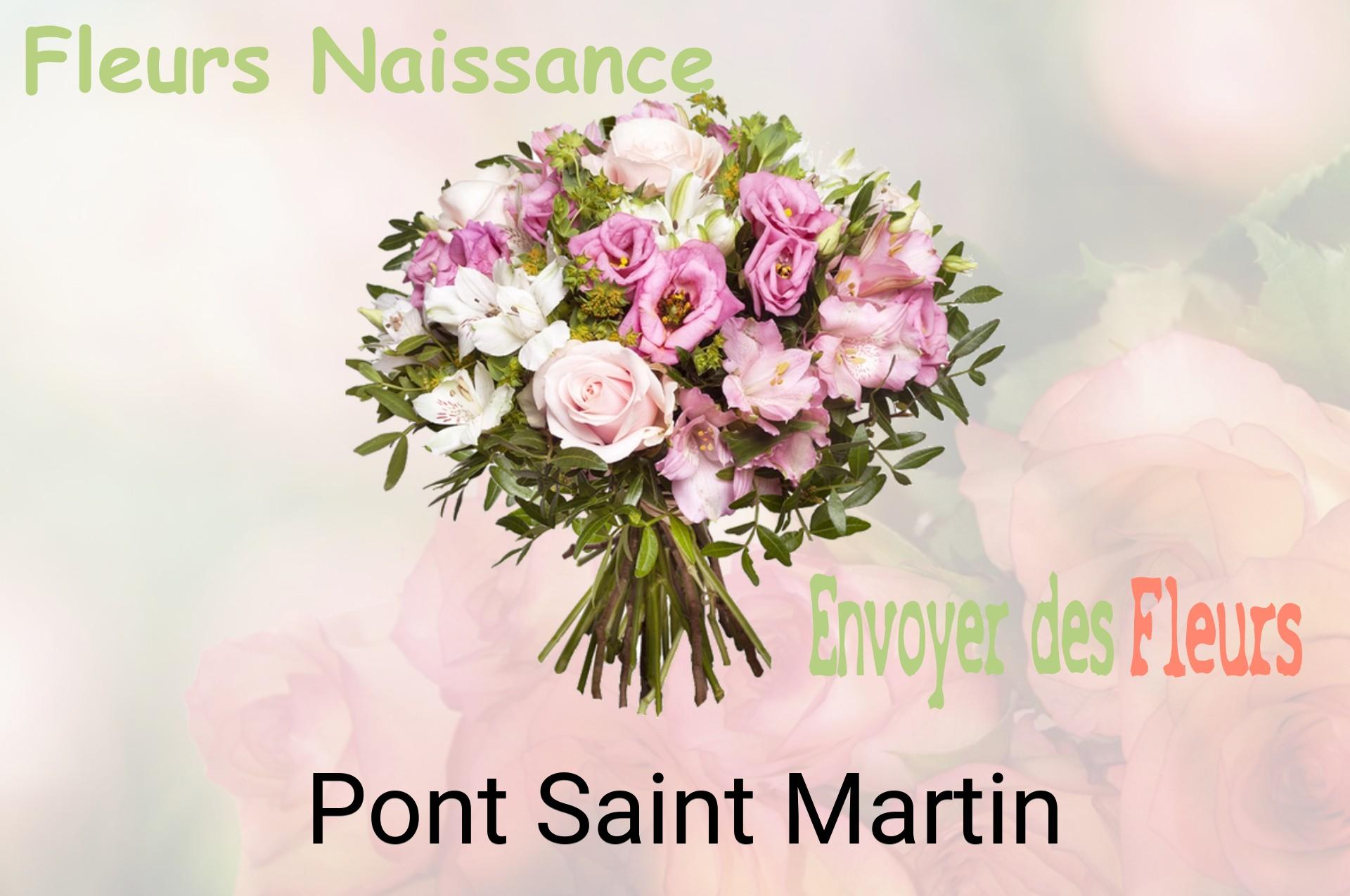 Bouquet de fleurs de naissance livré à Pont-Saint-Martin