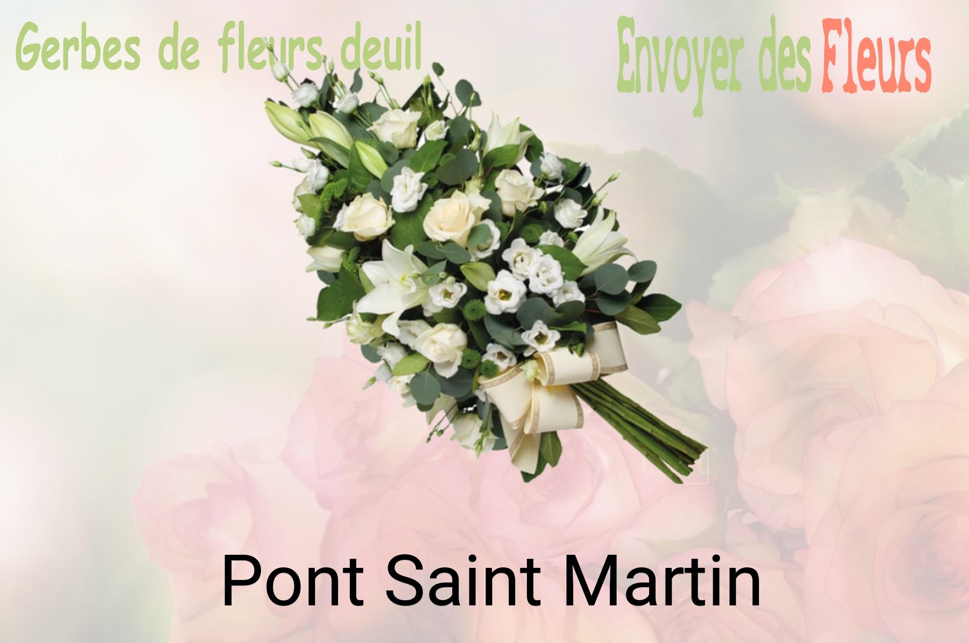 Gerbe de fleurs de deuil livrée à Pont-Saint-Martin